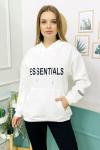 156411 Kapsonlu Sardonlu Sweatshirt